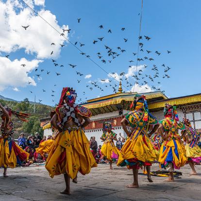Voyage au Bhoutan - Festival Jambay Lakhang drup