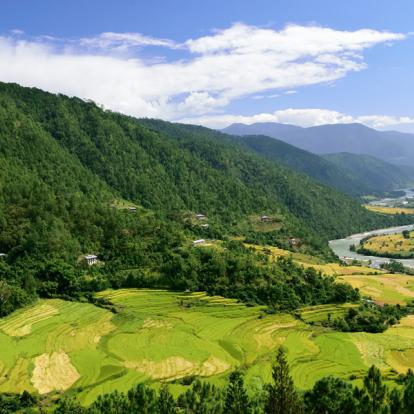Vallée de Punakha Voyage au Bhoutan - Agence de Voyage Locale Shanti Travel, Bhoutan