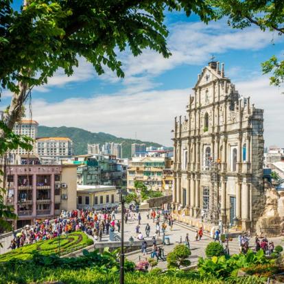 Macao - Ruines de l'Eglise Catholique Saint Paul Voyage en Chine - Agence de Voyage Locale Chine Evasion