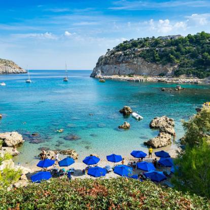 Rhodes - Anthony Quinn Bay Voyage en Grèce - Agence de Voyage Locale Arcas Travel Services