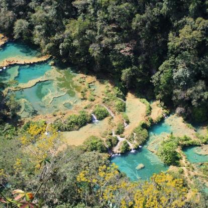 Piscines naturelles de Semuc Champey Voyage au Guatemala - Agence de Voyage Locale Mayan Zone