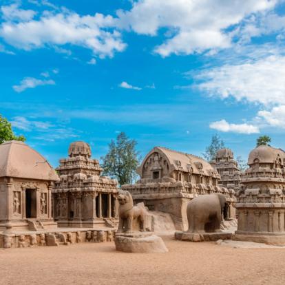 Tamil Nadu - Mahabalipuram - Cinq Ratha Voyage en Inde - Agence de Voyage Locale Shanti Travel