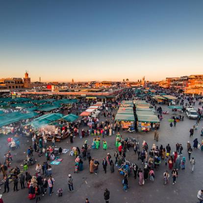Marrakech - Jamaa El Fna Voyage au Maroc - Agence de Voyage Locale Maroc en Liberté