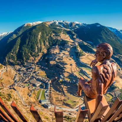 Vue sur le village de Canillo Album Photos - Andorre