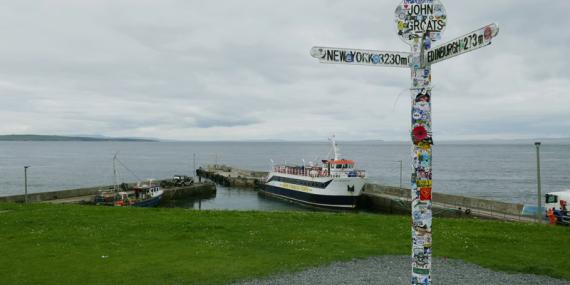 John O' Groats Voyage en Ecosse d'Annie, Françoise et Patricia