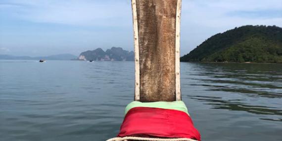 Long tail Boat Voyage en Thaïlande de Virginie