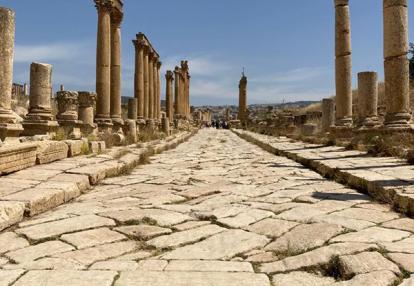Jerash Voyage en Jordanie de Sandrine et Nadim