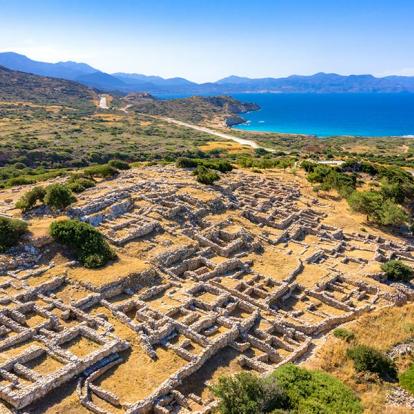 Ruines de l'ancienne colonie minoenne Gournia A Découvrir en Crète - Agios Nikolaos
