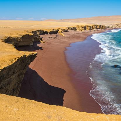 Red Beach in Paracas Natural Reserve A Découvrir au Pérou - Paracas
