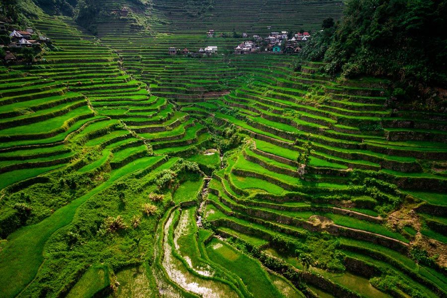 Philippines - Batad et Banaue, Villages Perchés