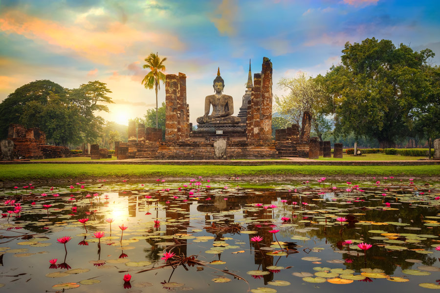 Thaïlande - Visite de Sukhothai, première capitale du Siam