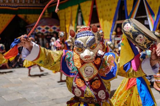 Paro - Tsechu festival Voyage Découverte au Bhoutan - Les Tsechu du Bhoutan