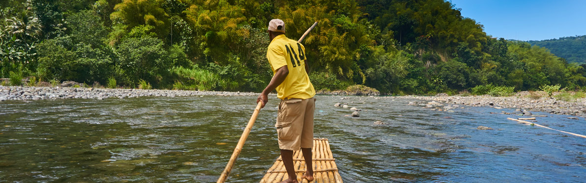Voyage Découverte en Jamaïque - La descente du Rio Grande en Bambou Rafting