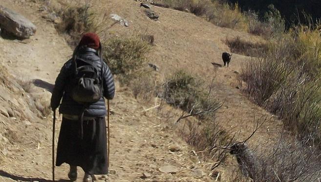 Trek de la Tsum Valley dans le district de Gorkha