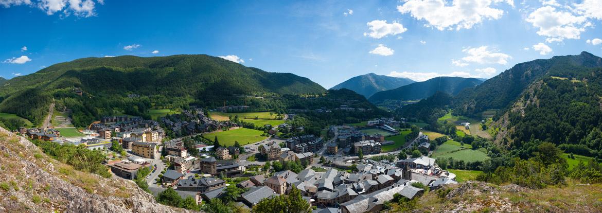 Andorra, view from the mountain on Ordino Voyage en Andorre sur Mesure