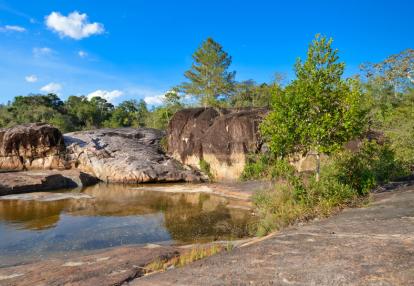 Rio on Pools in Mountain Pine Ridge Forest Reserve Voyage au Belize - Le Belize Autrement