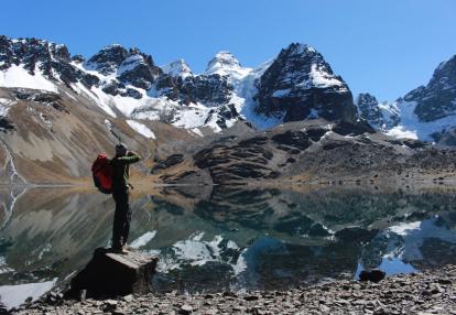Laguna Chiarkhota - Nevado Tuni Condoriri Voyage en Bolivie - Découverte des Andes