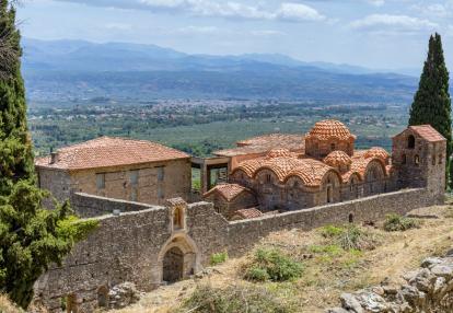 Mystras - Church of Hagios Demetrios Voyage en Grèce - La Côte de Laconie... en Vélo