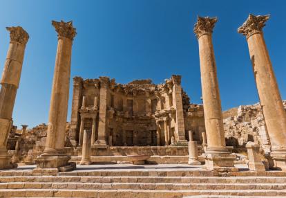 Jerash - Nymphaeum Voyage en Jordanie - Royaume Hachémite et Terre Sainte