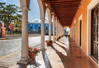 Campeche - Plaza de la Independencia Voyage au Mexique - Couleurs du Mexique