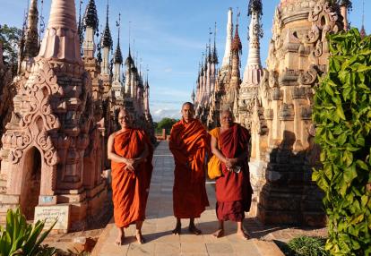 Kakku Pagodas Complex Voyage en Birmanie - Trek en Terre Inconnue