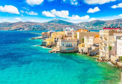 Syros - Ermoupoli Voyage à Cyclades et Grèce - Polychromie Grecque