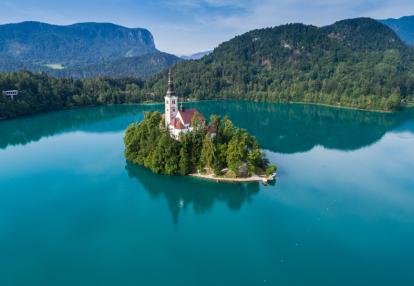 Bled - The Church of the Assumption Voyage en Slovénie - Paradis Slovène