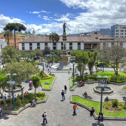 Quito - Place de l'Indépendance Voyage en Equateur : Cotopaxi et Chimborazo