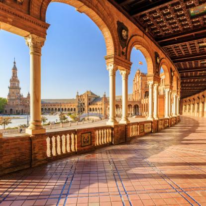 Seville - Plaza Espana Voyage en Espagne - Monuments d'Andalousie