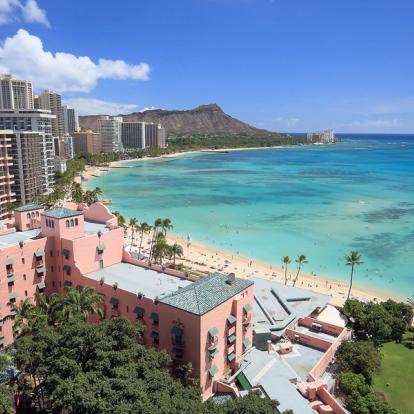 Oahu - Honolulu - waikiki Beach Voyage à Hawaï - Les Volcans d'Hawaii