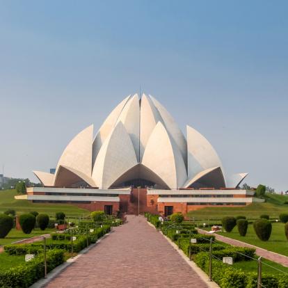 New Delhi - Bahai Lotus Temple Voyage en Inde : Songes de Maharajas