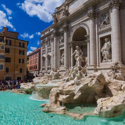 Rome - Fontaine Trevi Voyage en Italie : Bien Etre Dans Les Dolomites Et Venise