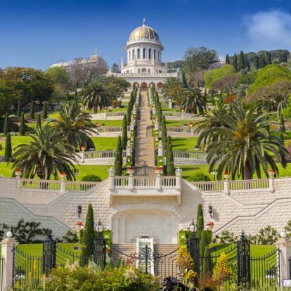 Haifa - Bahai gardens and the Shrine of the Bab on mount Carmel Voyage en Jordanie : Royaume Hachémite et Terre Sainte