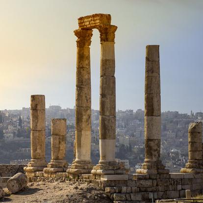 Amman - The ruins of the ancient citadel Voyage en Jordanie : Royaume Hachémite et Terre Sainte