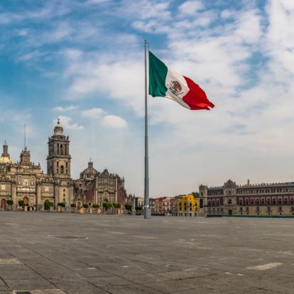 Mexico City - Zocalo Voyage au Mexique - Couleurs du Mexique
