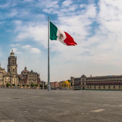 Mexico City - Zocalo Voyage au Mexique : Les Merveilles du Mexique