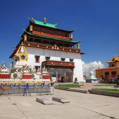 Ulan Bator - Gandan Monastery Voyage en Mongolie : A travers les régions du centre et du nord Arkhangai-Khovsgol