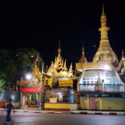 Sule Pagoda Voyage en Birmanie : L'essentiel du Myanmar