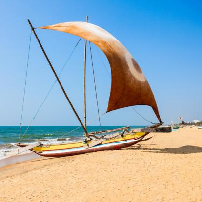 Negombo beach Voyage au Sri Lanka : Backpacker Tour au Sri Lanka
