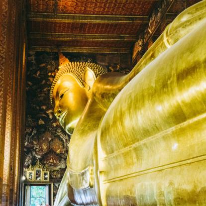 Bangkok - Temple Wat Pho - Statue de Bouddha couché Voyage en Thaïlande : Merveilles de Thailande et secrets d’Angkor
