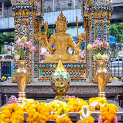 Bangkok - Erawan Shrine Voyage en Thaïlande : Sur la Piste des Elephants