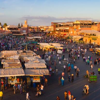 Marrakech - Jamaa el Fna Voyage au Maroc : Le Grand Sud Marocain en groupe