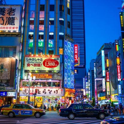 Tokyo - Shinjuku Street Voyage au Japon - Sur les sentiers des Alpes japonaises