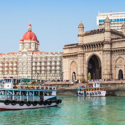 Mumbai - Taj Mahal Hotel and Gateway of India Voyage en Inde du Sud - De Bombay à Goa