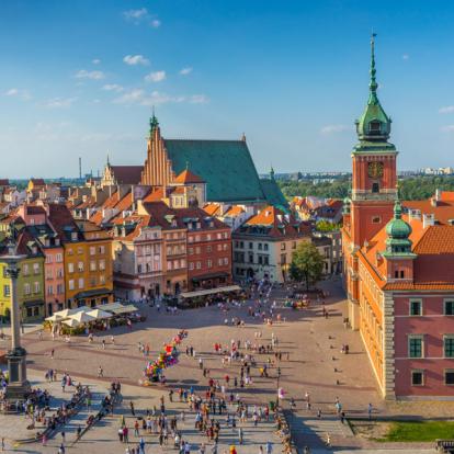 Varsovie - Quartier du Château Voyage en Pologne - Grande Découverte