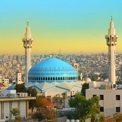 Amman - King Abdullah Mosque Voyage en Jordanie - Trésors de Jordanie