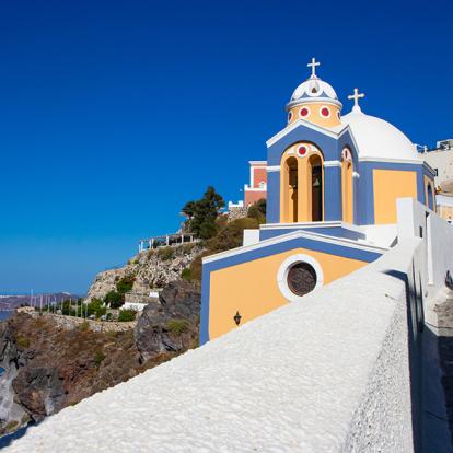 Santorin - Fira Voyage dans les Cyclades - Périple Santorin, Naxos et Mykonos
