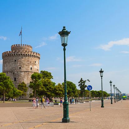 he white tower at Thessaloniki city Voyage en Grèce - Histoire et la nature de la Grèce continentale